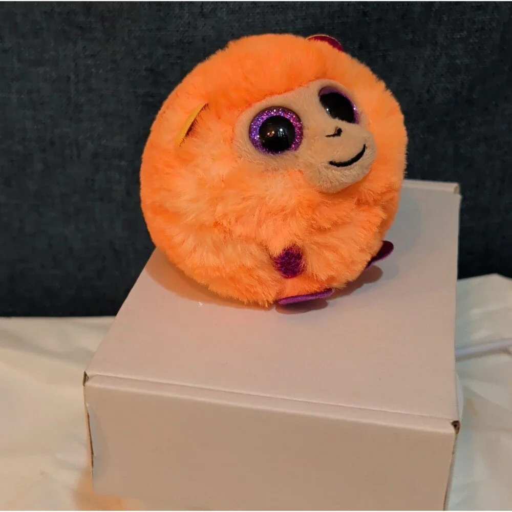 Ty Puffies Coconut The Monkey Plush Toy Orange 3